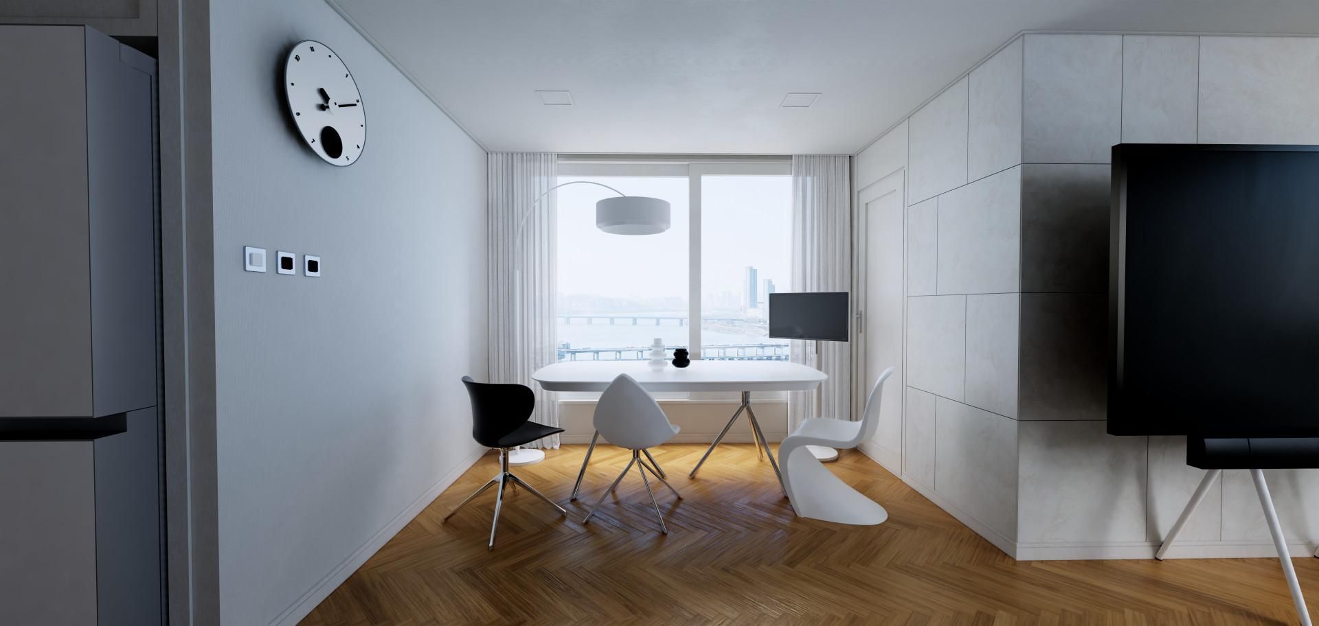 아크로 리버뷰 신반포 33평  ㅣ  다이닝 인테리어