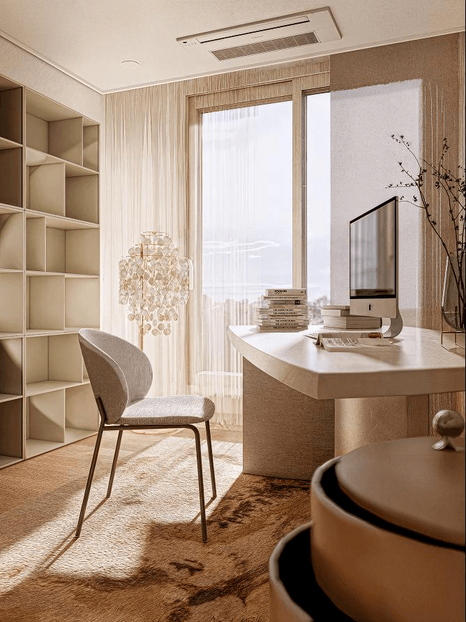 잠원동 메이플 자이 40평ㅣ서재 인테리어