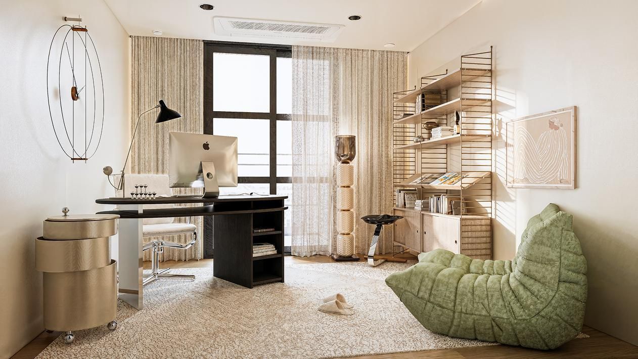 논현동 브라이튼 54평ㅣ서재 인테리어