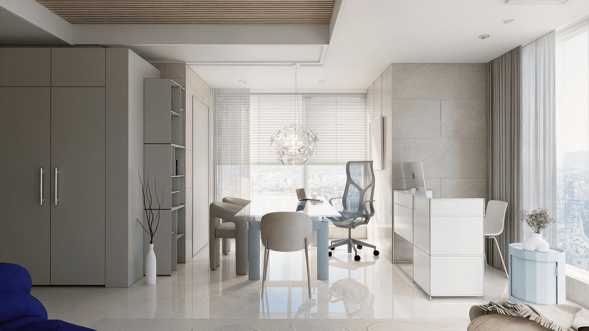 롯데월드타워앤드롯데월드몰 74평ㅣ다이닝 인테리어