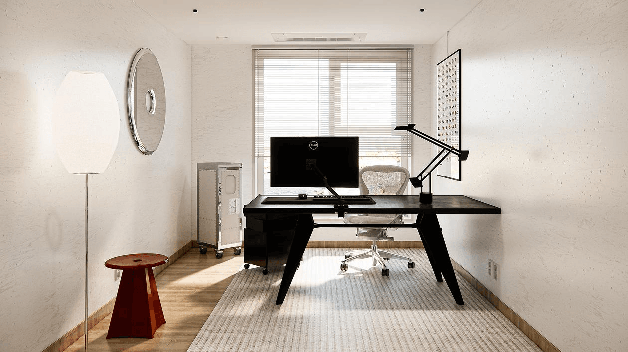 청담동 청담르엘 34평ㅣ서재 인테리어