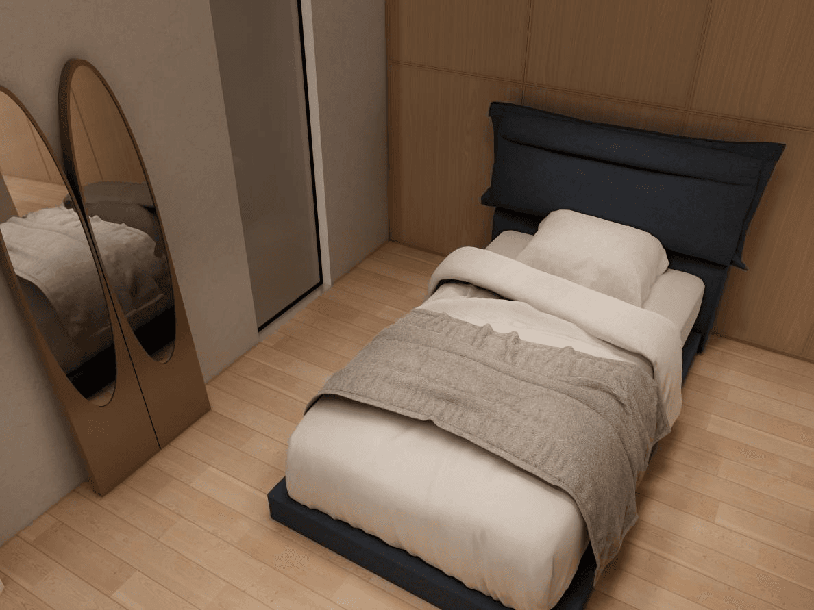 롯데월드타워앤드롯데월드몰 90평ㅣ침실 인테리어