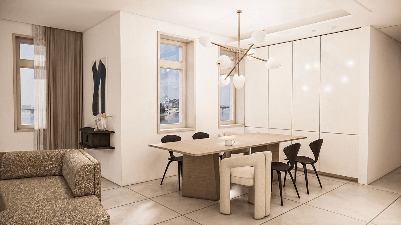 한남동 유엔빌리지 60평ㅣ다이닝 인테리어 