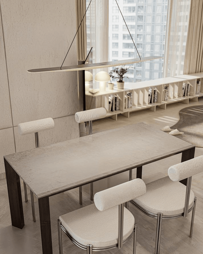 청담동 르엘 55평ㅣ다이닝 인테리어