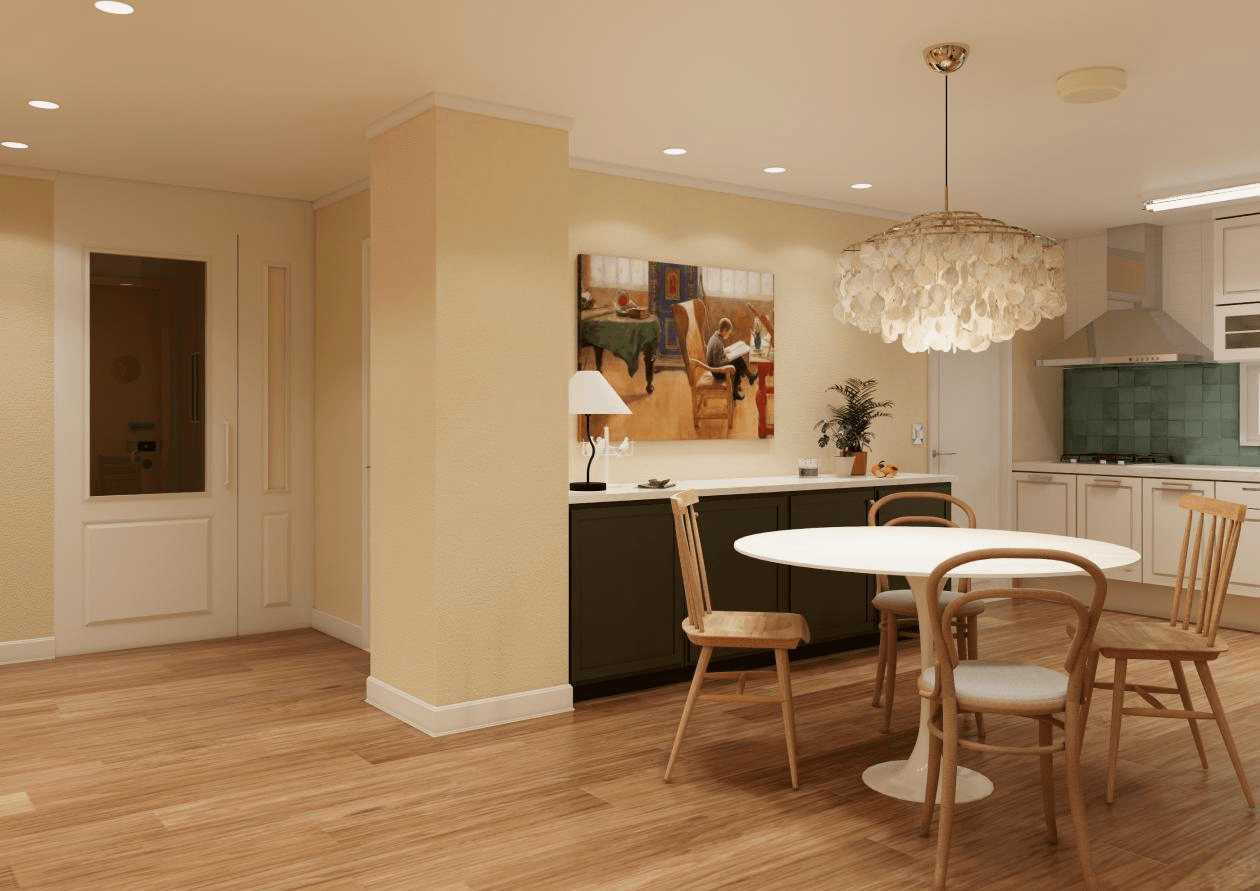 옥수동 한남하이츠아파트ㅣ다이닝 인테리어