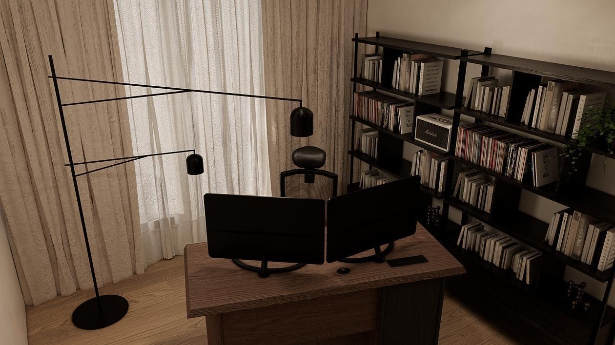 여의도동 브라이튼 35평ㅣ서재 인테리어