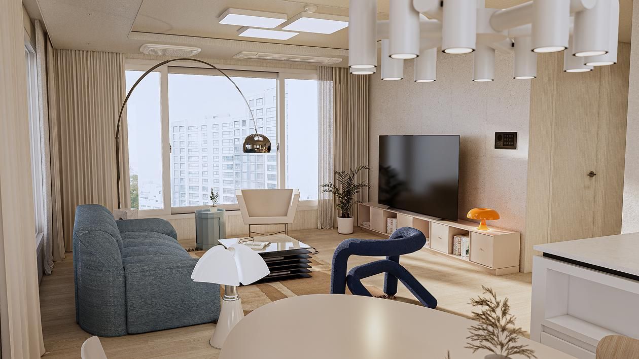 마동 익산 자이 그랜드파크 33평ㅣ다이닝 인테리어