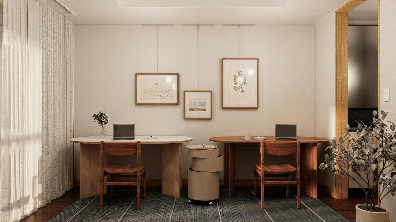 성수동 트리마제 57평ㅣ서재 인테리어