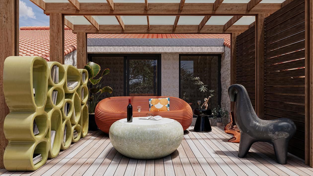 서울 종로구 평창동 단독주택 1-3층ㅣ테라스 인테리어