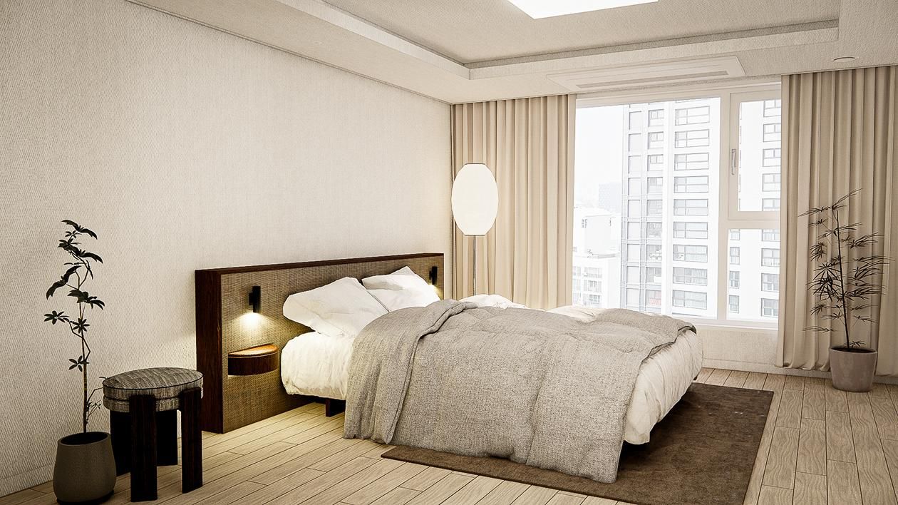 청담동 르엘 40평ㅣ안방 인테리어