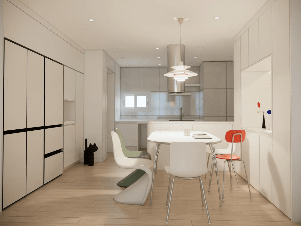 봉선동 광명메이루즈 34평ㅣ다이닝 인테리어