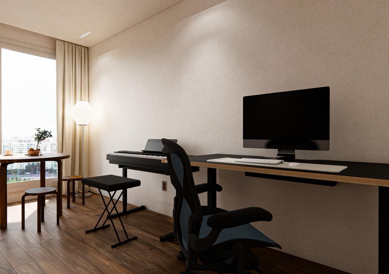 대치동 선경아파트 47평ㅣ서재 인테리어