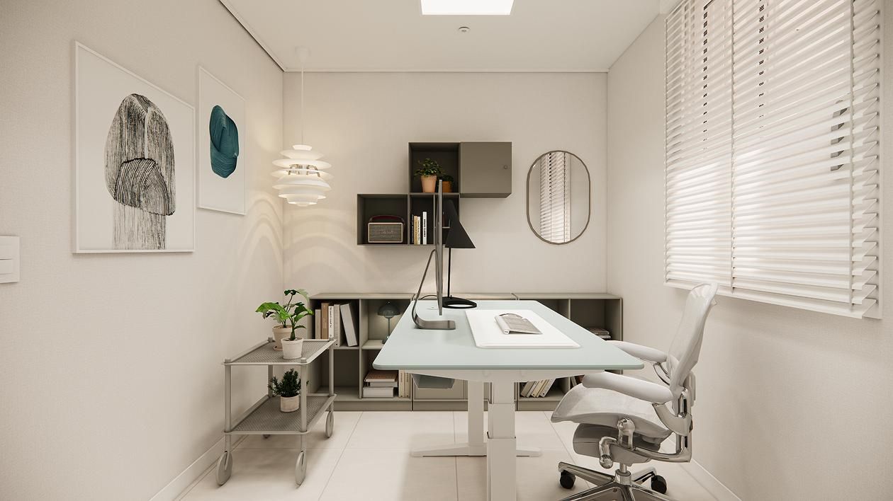 동춘동 무지개마을 32평ㅣ서재 인테리어