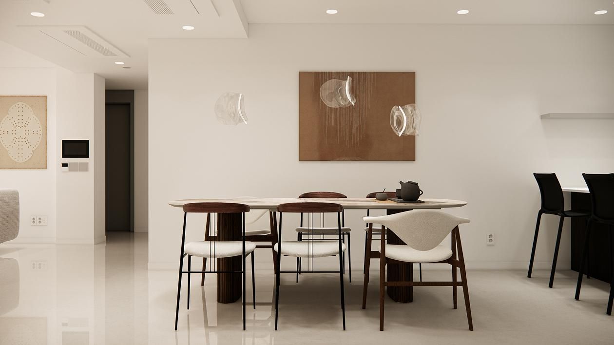 청담동 상지리츠빌 83평ㅣ다이닝 인테리어