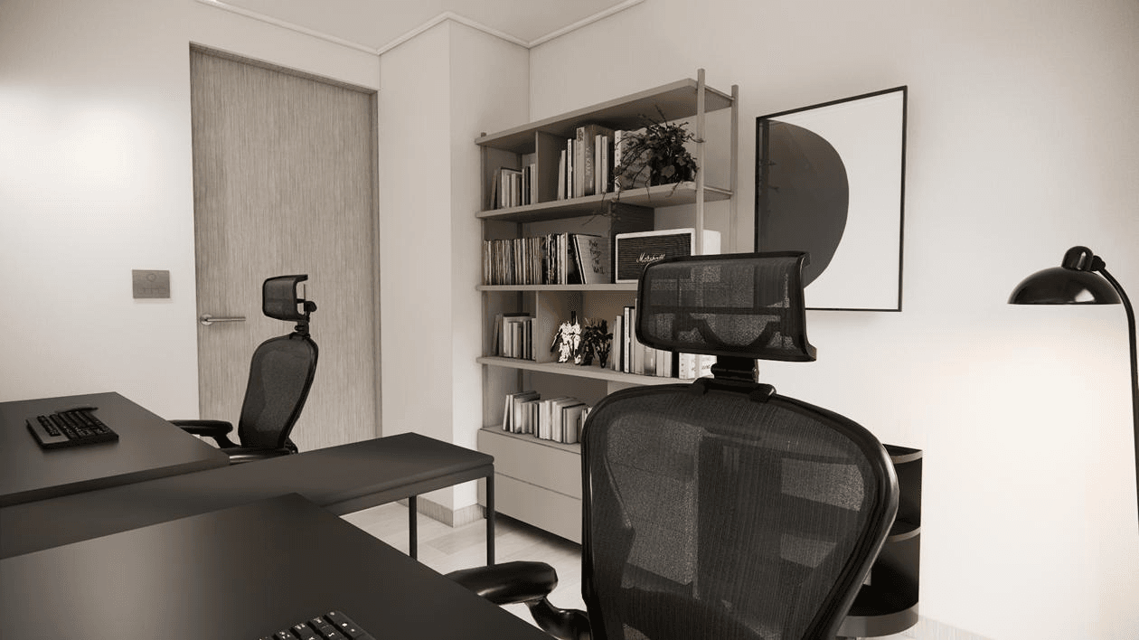 청담동 청담르엘 25평ㅣ서재 인테리어