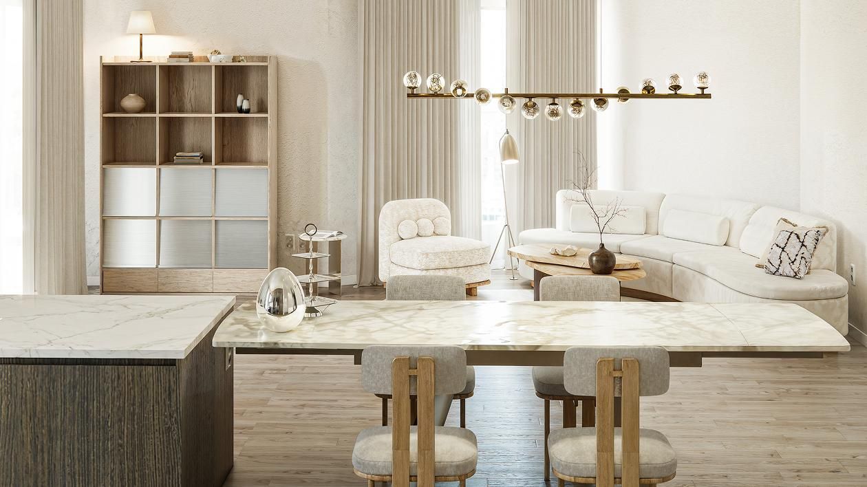 Burlingame CA 94010 74평 ㅣ 다이닝 인테리어