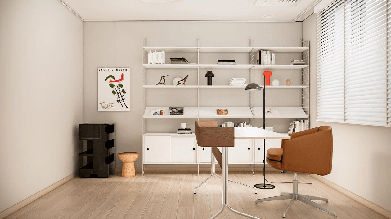 자양동 롯데캐슬 리버파크 시그니처 40평ㅣ 서재 인테리어