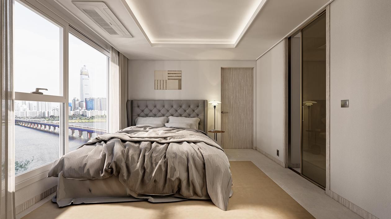 청담동 르엘 40평ㅣ침실 인테리어