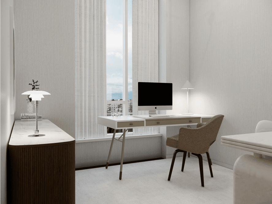 5628 Birney Ave PH2 54평 ㅣ 서재 인테리어