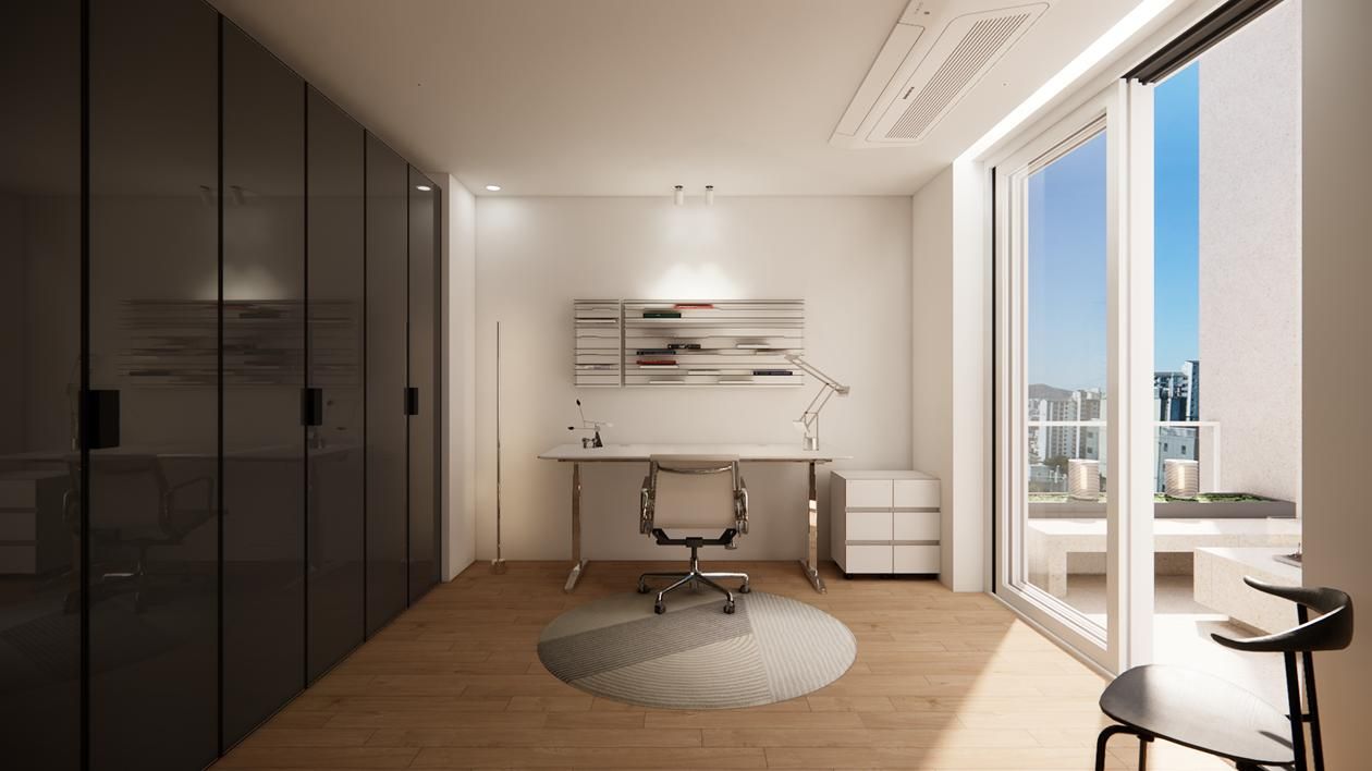 논현동 보타니끄 22평ㅣ서재 인테리어