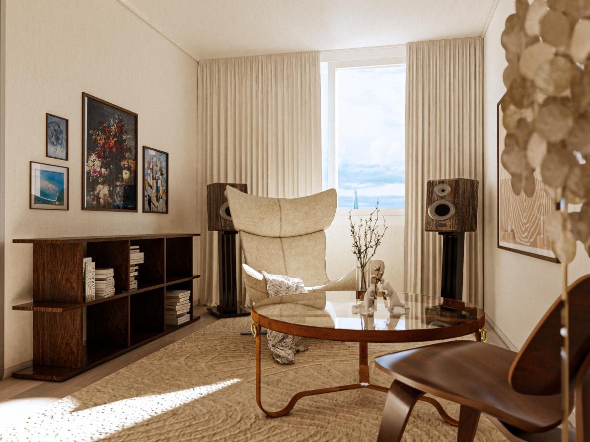 대치 디에이치에델루이 34평ㅣ라운지 인테리어