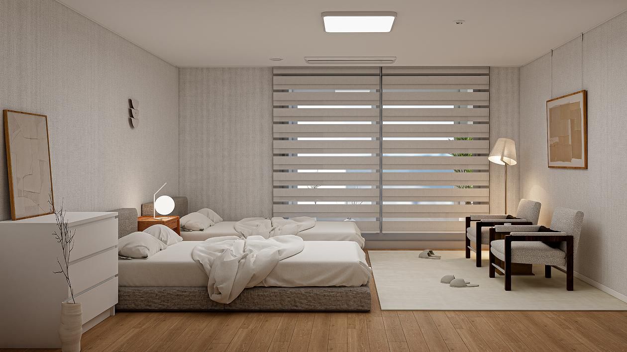 판교 더샵파크퍼스트파크 44평ㅣ침실 인테리어