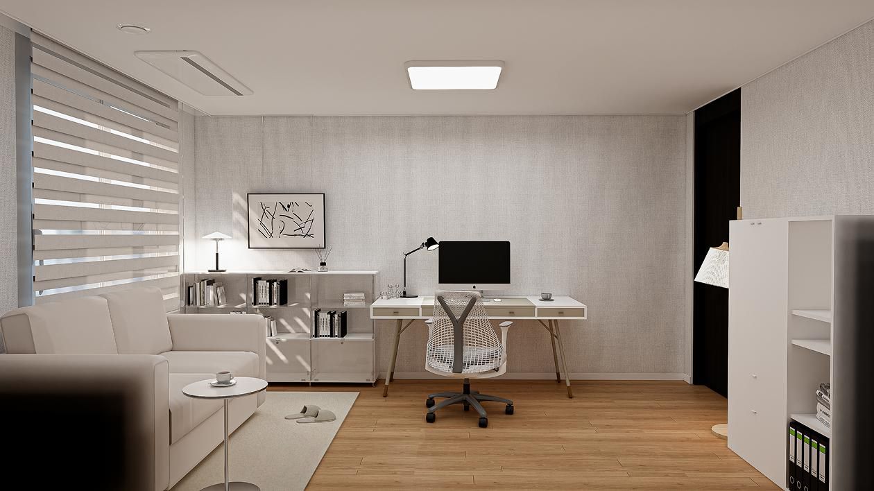 판교 더샵파크퍼스트파크 44평ㅣ서재 인테리어