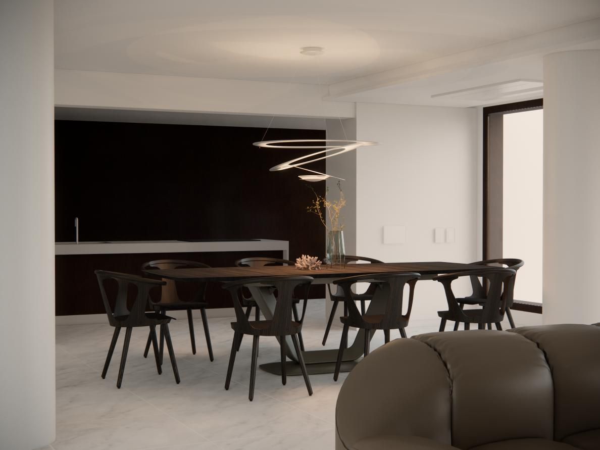 흑석 마크힐스 83평ㅣ다이닝 인테리어 