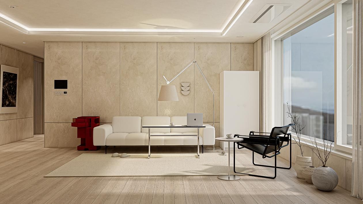 청담동 르엘 40평ㅣ거실 인테리어