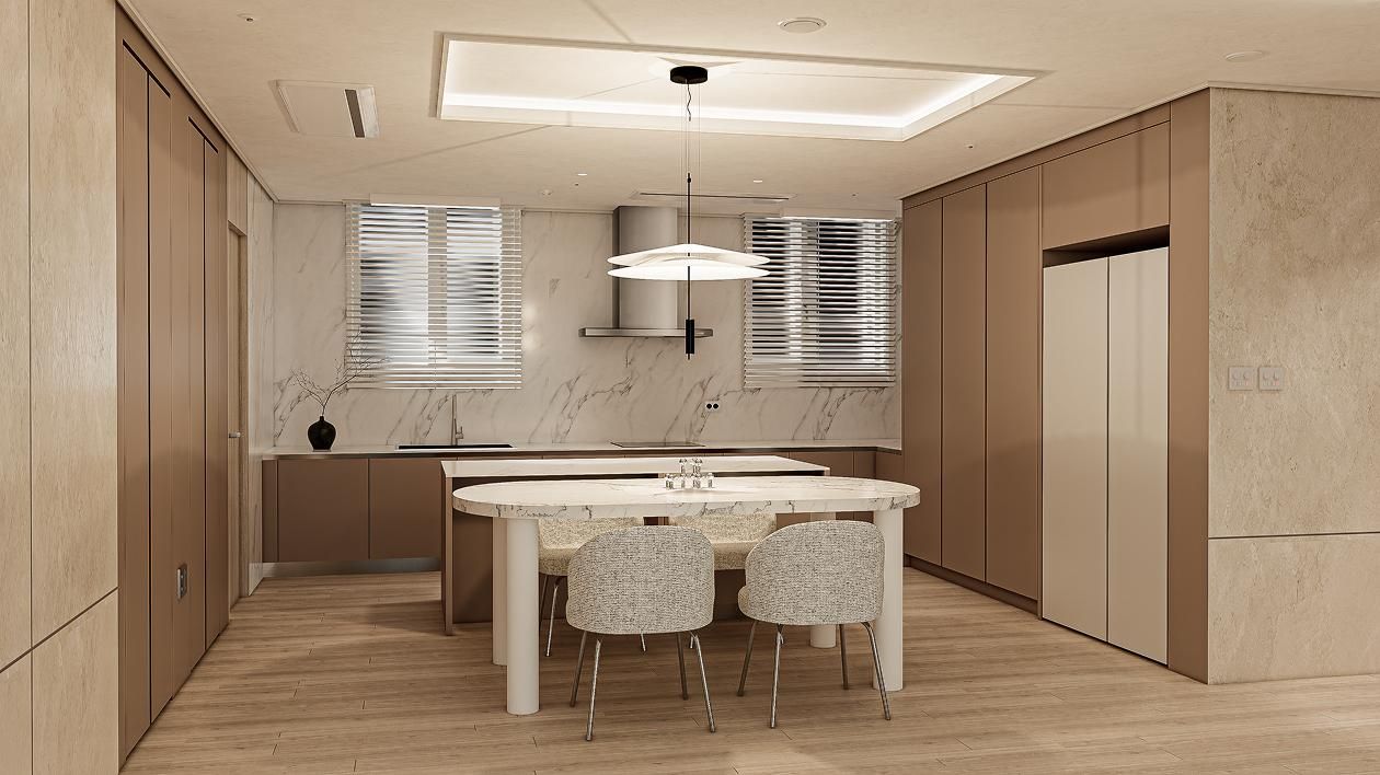 청담동 르엘 40평ㅣ다이닝 인테리어