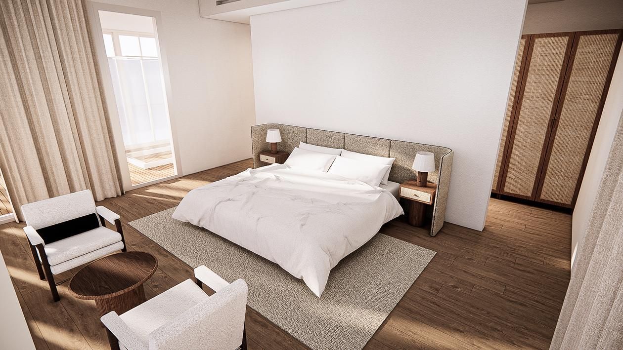 Menteng, Jakarta 230평ㅣ침실 인테리어