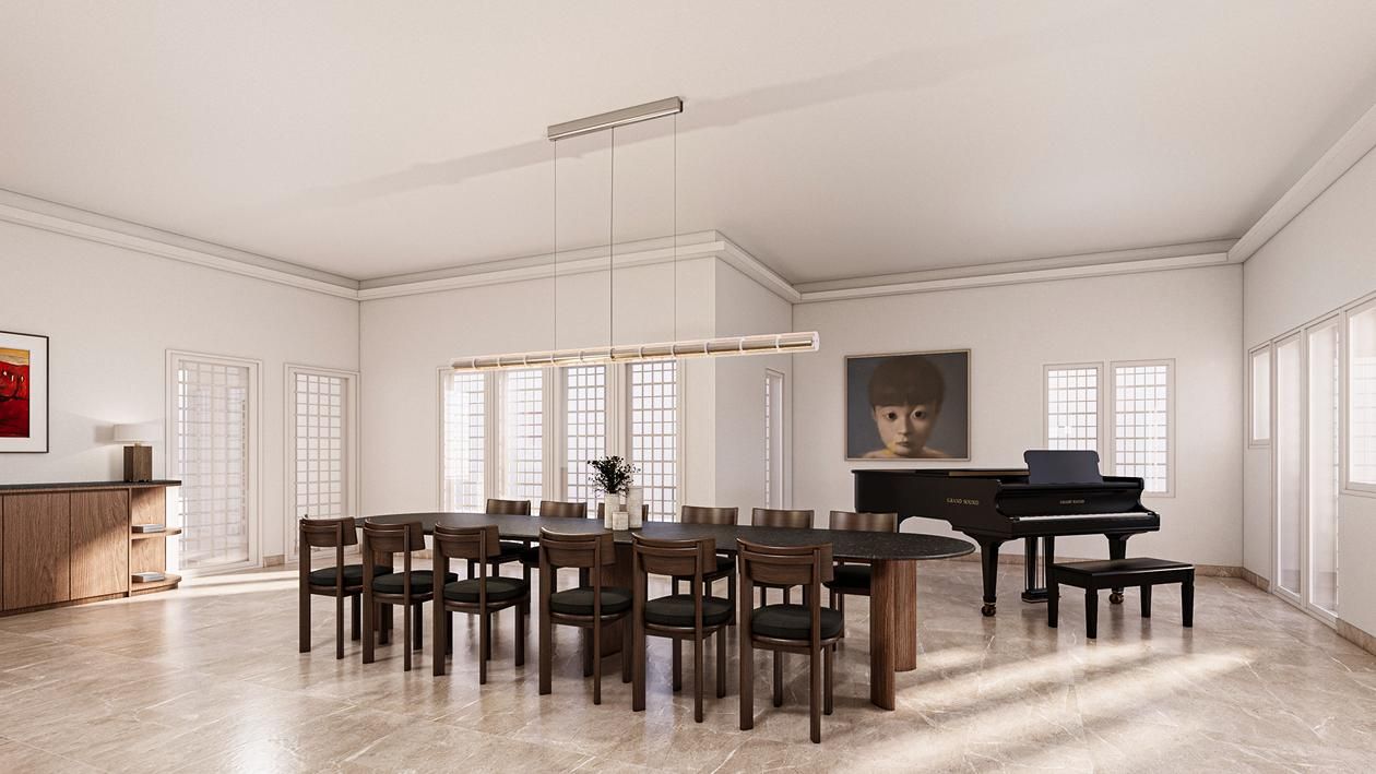 Menteng, Jakarta 230평ㅣ다이닝룸 인테리어