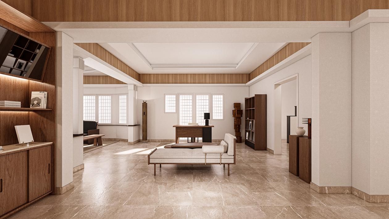 Menteng, Jakarta 230평ㅣ라이브러리 인테리어