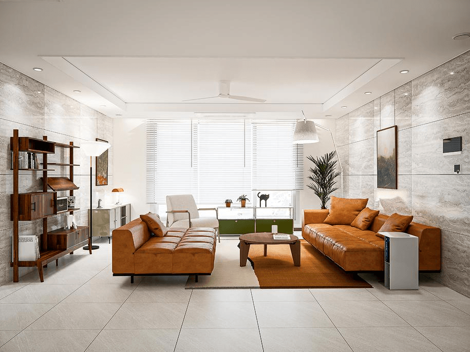 이문 아이파크 자이 34평ㅣ거실 인테리어