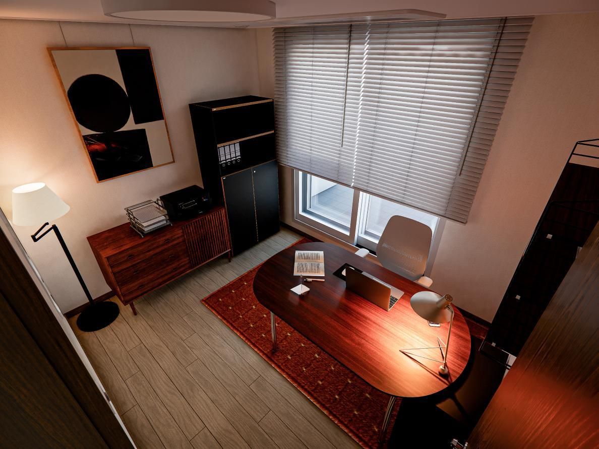 이문 아이파크 자이 34평ㅣ서재 인테리어