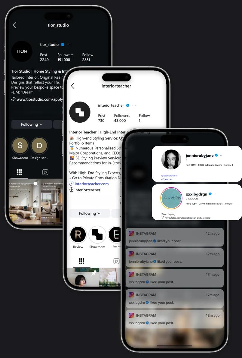 Social channel phone stack