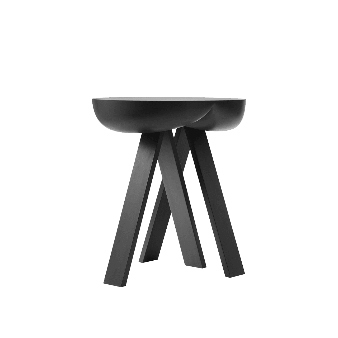 사이드 테이블 NO.2 -블랙 매트