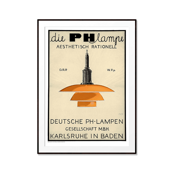 (특별 혜택가)루이스 폴센 LOUIS POULSEN PH LAMP, YELLOW (액자포함)