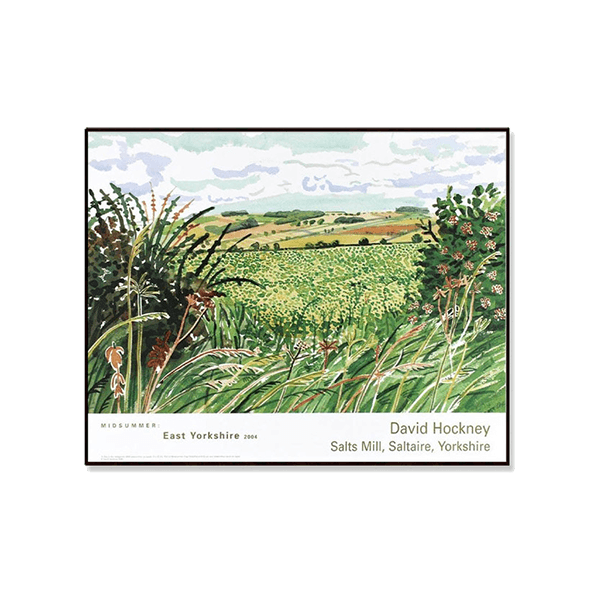 데이비드 호크니 David Hockney - Midsummer: East Yorkshire (액자 포함)